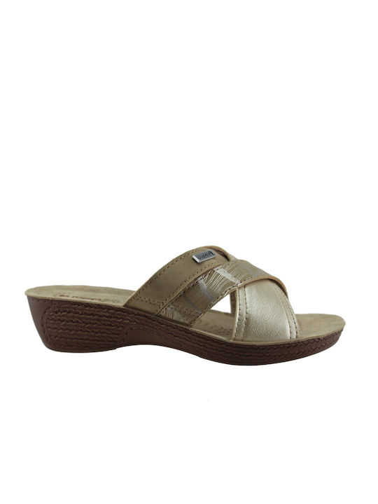 Inblu Women's Platform Wedge Sandals Platinum