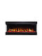 Hitense 43 Wandmontiert Elektrischer Kamin 1600W 110.2x48.4cm Schwarz
