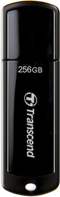 Transcend JetFlash 700 256GB USB 3.0 Stick Μαύρο