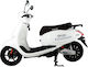 Tisto Fighter GT Ηλεκτρικό Scooter Ισχύος 7000W Αυτονομίας 110km Λευκό Χρώμα