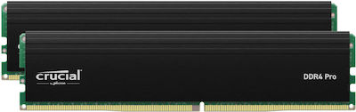 Crucial 32GB DDR4 RAM with 2 Modules (2x16GB) and 3200 Speed for Desktop