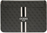 Guess PU 4G Printed Stripes Θήκη για Laptop 16" σε Μαύρο χρώμα