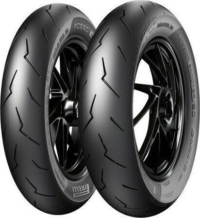 Pirelli Diablo Rosso Sc Ластик за скутер Преден с размер 120/70-15 56S Безкамерна