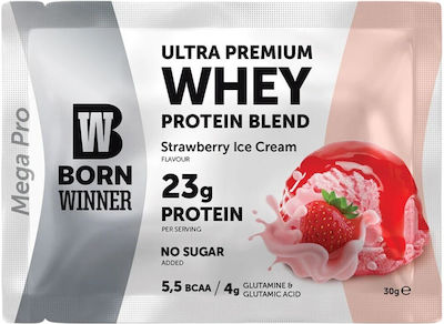 Born Winner Ultra Premium Whey Protein Blend Whey Protein with Flavor Strawberry Ice Cream 30gr