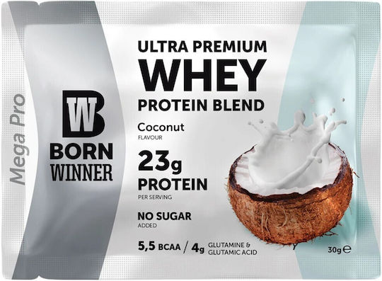 Born Winner Ultra Premium Whey Protein Blend Протеин Суроватъчен с Вкус Coconut 30гр