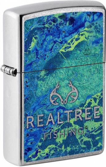 Zippo Realtree Wav3 Windproof Flame Lighter in Blue Color