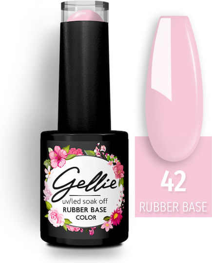 Gellie Base Coat for Semi-Permanent Nail Polish Rubber 10ml