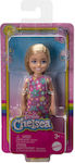 Barbie Chelsea Doll Long Blonde Hair & Blue Eyes for 3++ Years 15cm.