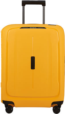 Samsonite Essens Cabin Travel Suitcase Hard Yellow with 4 Wheels Height 55cm.