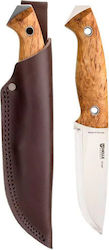 Helle Utvaer Knife Beige Total Length 21pcs with Blade made of Stainless Steel 10.5pcs Thickness 3mm in Sheath