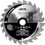 JBM 14985 Disc de tăiere Lemn 165mm cu 24 dinți 1buc