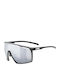 Uvex MTN Perform 2216 Unisex Sunglasses with Black Plastic Frame and Silver Mirror Lens S5330392216