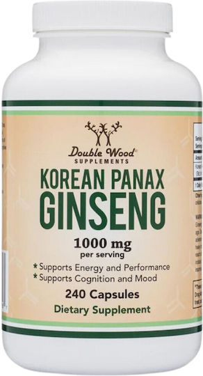 Double Wood Korean Panax Ginseng 1000mg 240 capace