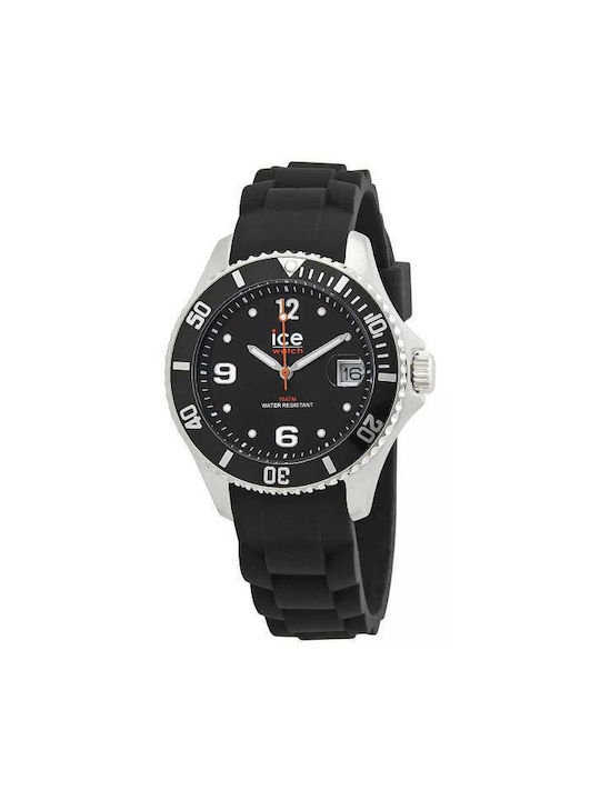 Ice Watch with Black Rubber Strap