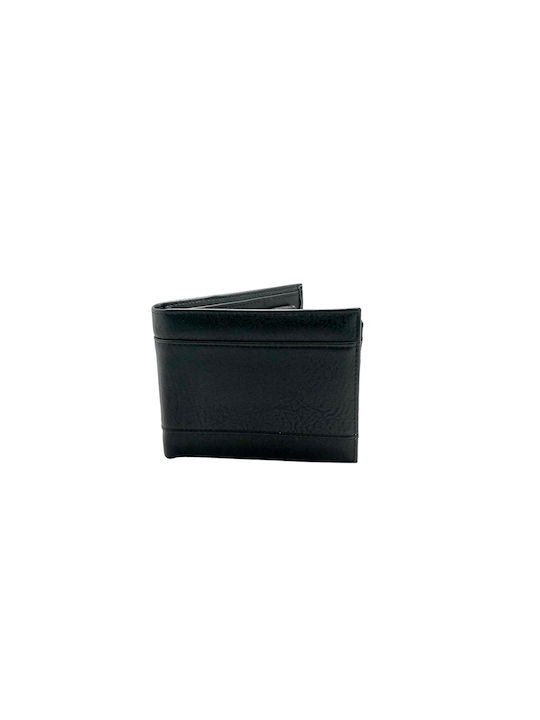 Αντρικό δερμάτινο (TRUE LEATHER) πορτοφόλι της εταιρείας Vosntou’ Rispa’ – ANGEL – σε μαύρο χρώμα.