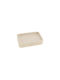 Aria Trade Plastic Soap Dish Countertop Beige