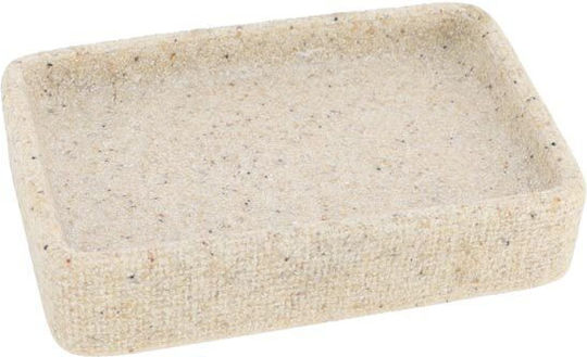 Tisch Seifenschale Kunststoff Beige