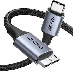 Ugreen USB 3.0 Cable USB-C male - micro USB-A male Γκρι 1m (15232)