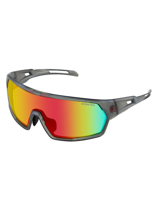 Bobster Speed Sonnenbrillen mit Gray Rahmen und Mehrfarbig Spiegel Linse BSPE01