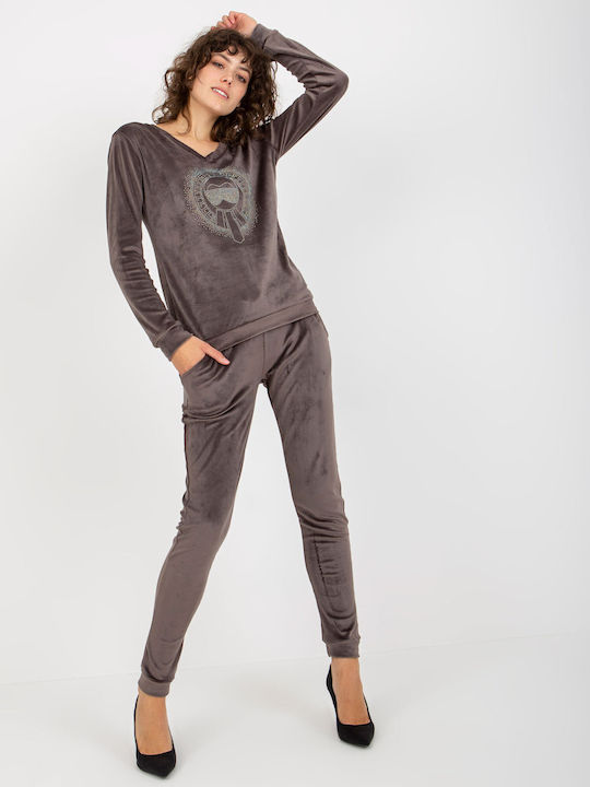 Grey sweatpants dames deals