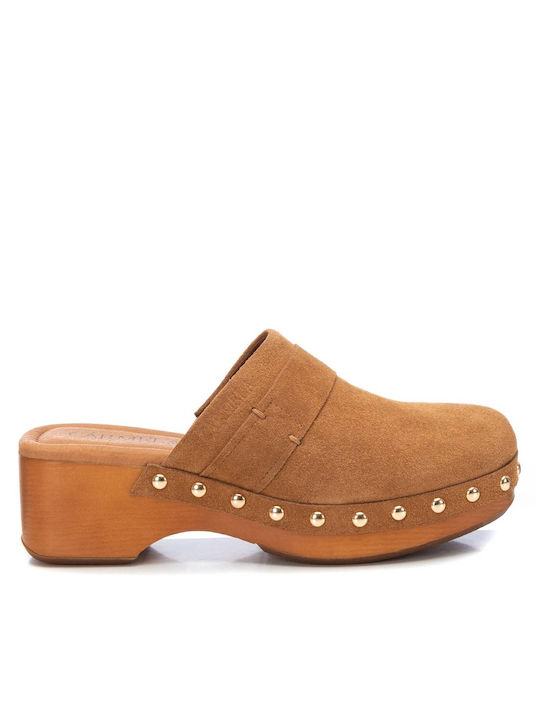 Women's Carmela Women's Clogs Castor 160452 CAMEL