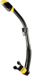 CressiSub Schnorchel Schwarz/Gelb mit Silikonauslass CressiSub Schnorchel Schwarz/Gelb mit Silikonauslass