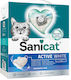 Sanicat Active White Ultra Bentonit Katzenstreu mit Duft Marseiller Seife 6Es
