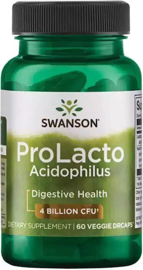 Swanson ProLacto Acidophilus Probiotika 60 veg. Kappen
