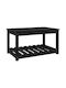 Sitting Room Outdoor Wood Table Black 82.5x50.5x45cm