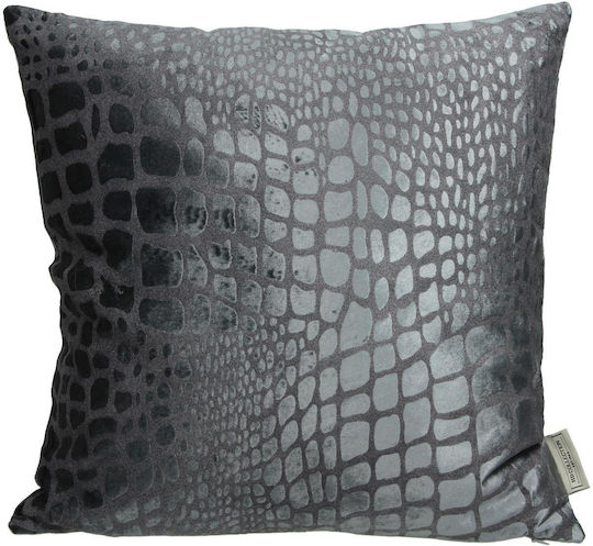 ArteLibre Sofa Cushion Velvet Gray 45x45cm