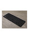 Non-Slip Bath Mat Microfiber AT000100498 Black 50x120cm
