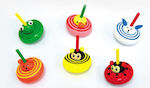 Wooden Spinning Top Animals