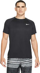 Nike Hydroguard UPF 40+ Sonnenschutzshirt Schwarz