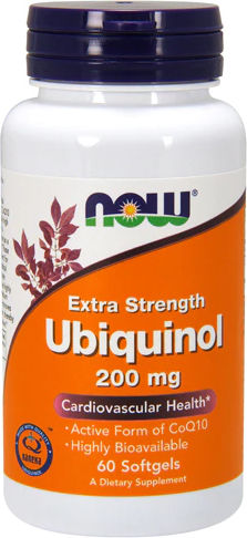 Now Foods Ubiquinol 200mg 60 softgels