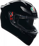AGV K1 S Gloss Black Κράνος Μηχανής Full Face ECE 22.06 1550gr