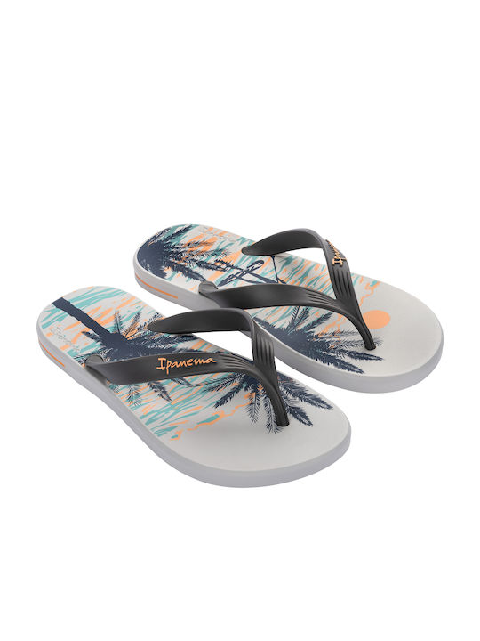 Ipanema 23309 Ανδρικά Flip Flops Γκρι Πορτοκαλί