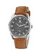 LIP Himalaya Brown Leather Strap