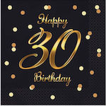 Party Napkins 30th Birthday (20 pieces)