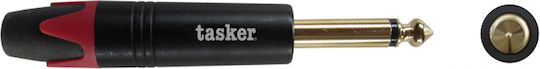 Tasker Stecker 6,3mm Klinke mono männlich Schwarz (SPM6.3GB)