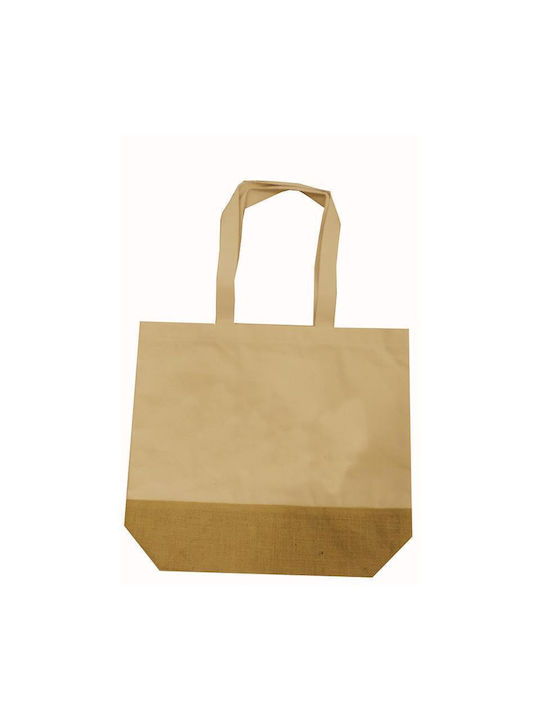 Canvas bag and hard base made of burlap Y35x41x12cm (PAK3)