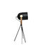 Atmosphera Dekorative Lampe mit Fassung für E27 Lampe Schwarz