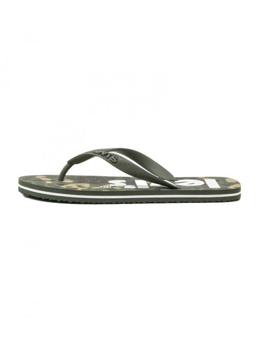 Slapi Bărbați Flip Flops Kaki