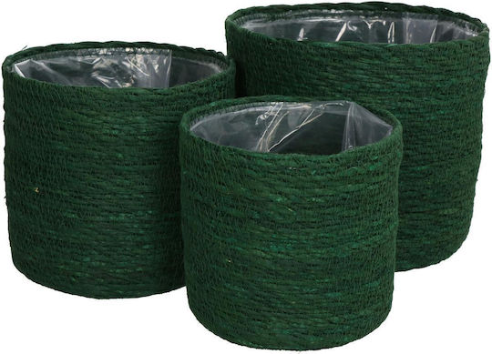 ArteLibre Planter Green 20x20x18cm.