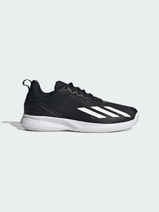 Adidas Courtflash Speed Ανδρικά Παπούτσια Τένις για Όλα τα Γήπεδα Core Black / Cloud White / Matte Silver