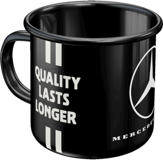 Nostalgic Art Daimler Truck - Drivers Only Κούπα Εμαγιέ Μαύρη