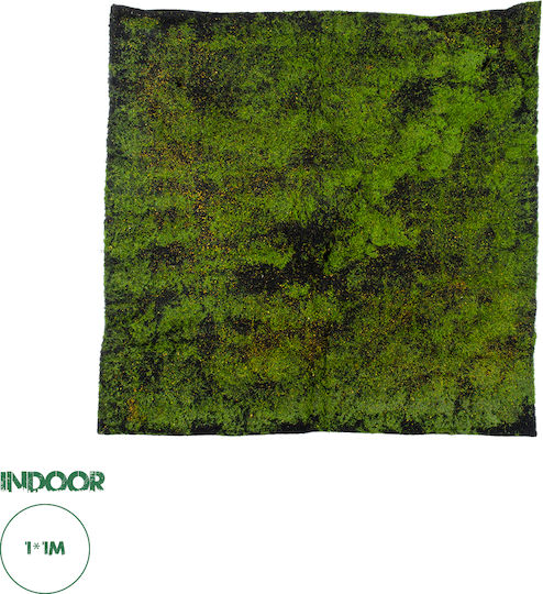 GloboStar Συνθετικό Πάνελ Φυλλωσιάς 1x1m Artificial Garden Bryophyta