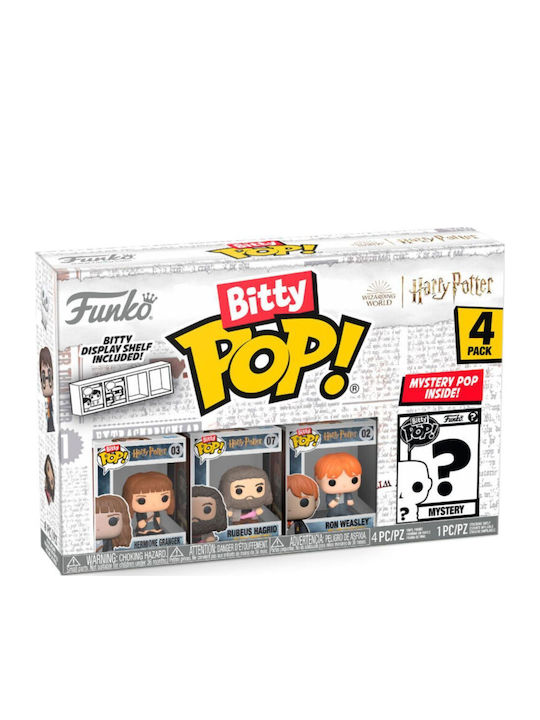 Funko Bitty Pop! Movies: Hermione Granger, Rubeus Hagrid, Ron Weasley & Mystery Chase Funko Bitty Pop! Movies: Hermione Granger, Rubeus Hagrid, Ron Weasley & Mystery Chase