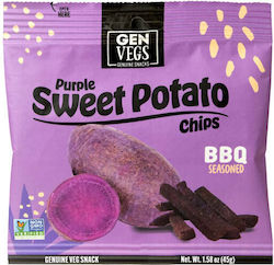 Genuine Chips De Nucă De Cocos Și Cartof Dulce Cu Gust BBQ 45gr