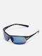 Nike Skylon Ace Men's Sunglasses with Gray Plastic Frame and Blue Mirror Lens FQ4683-014