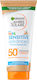 Garnier Sensitive Advanced Eco SPF50+ Waterproof Kids Sunscreen Emulsion for Face 175ml